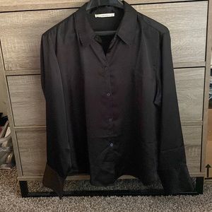 Abercrombie Satin Button Up